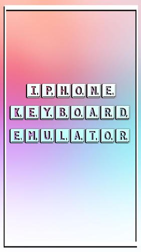 game pic for iPhone keyboard emulator